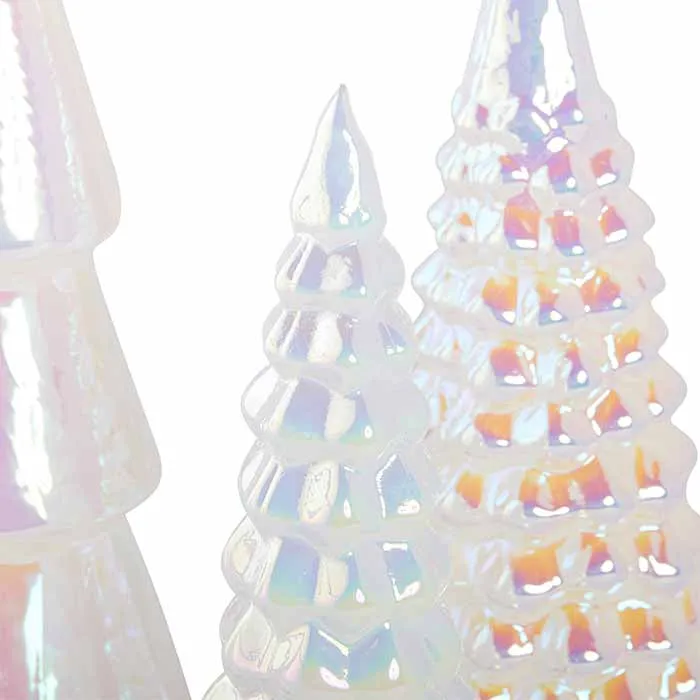 Moonlight Glowing Glass Tree Set of 5