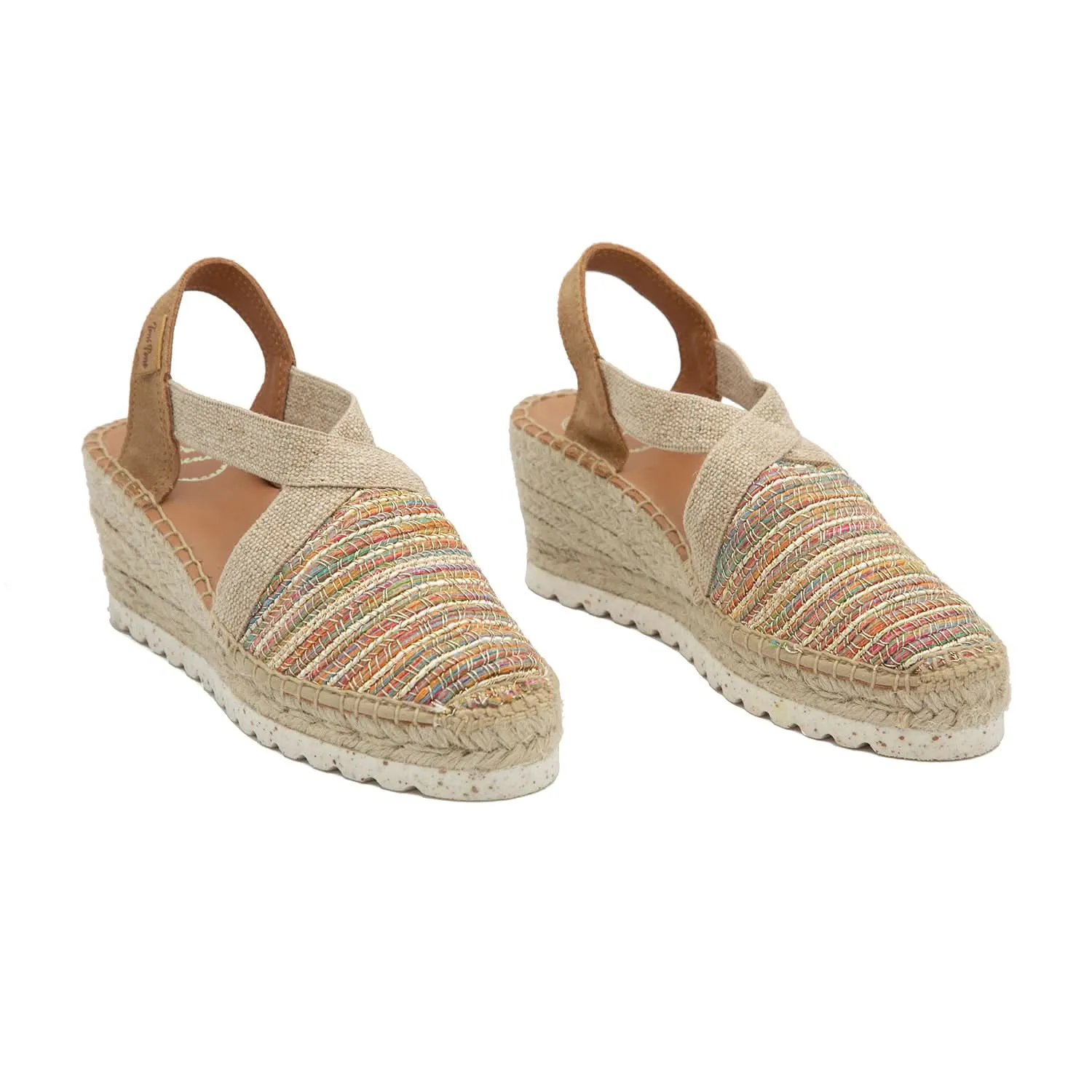 Multicolored Wedge Espadrille for Women - Terra-CL