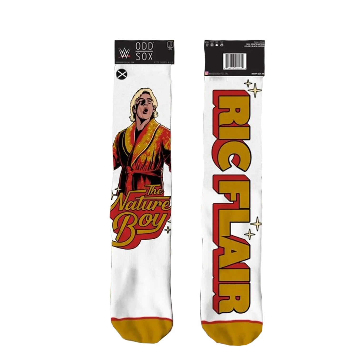 Odd Sox Men's Crew Socks - Ric Flair Legend (WWE)