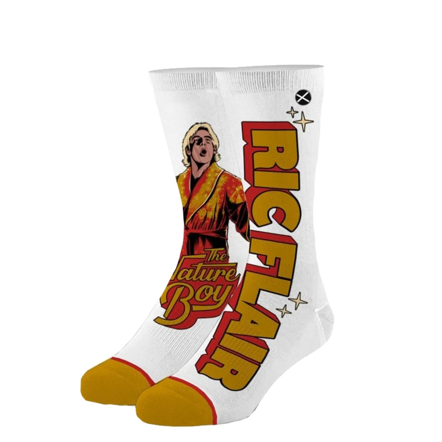 Odd Sox Men's Crew Socks - Ric Flair Legend (WWE)