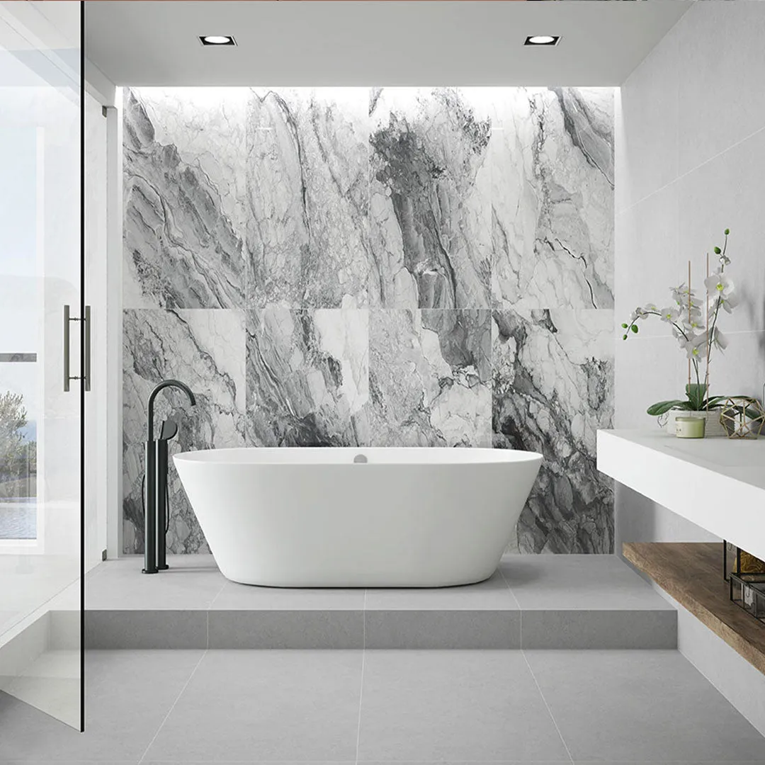 Onda Gray Matte, 24" x 48" - Porcelain Tile