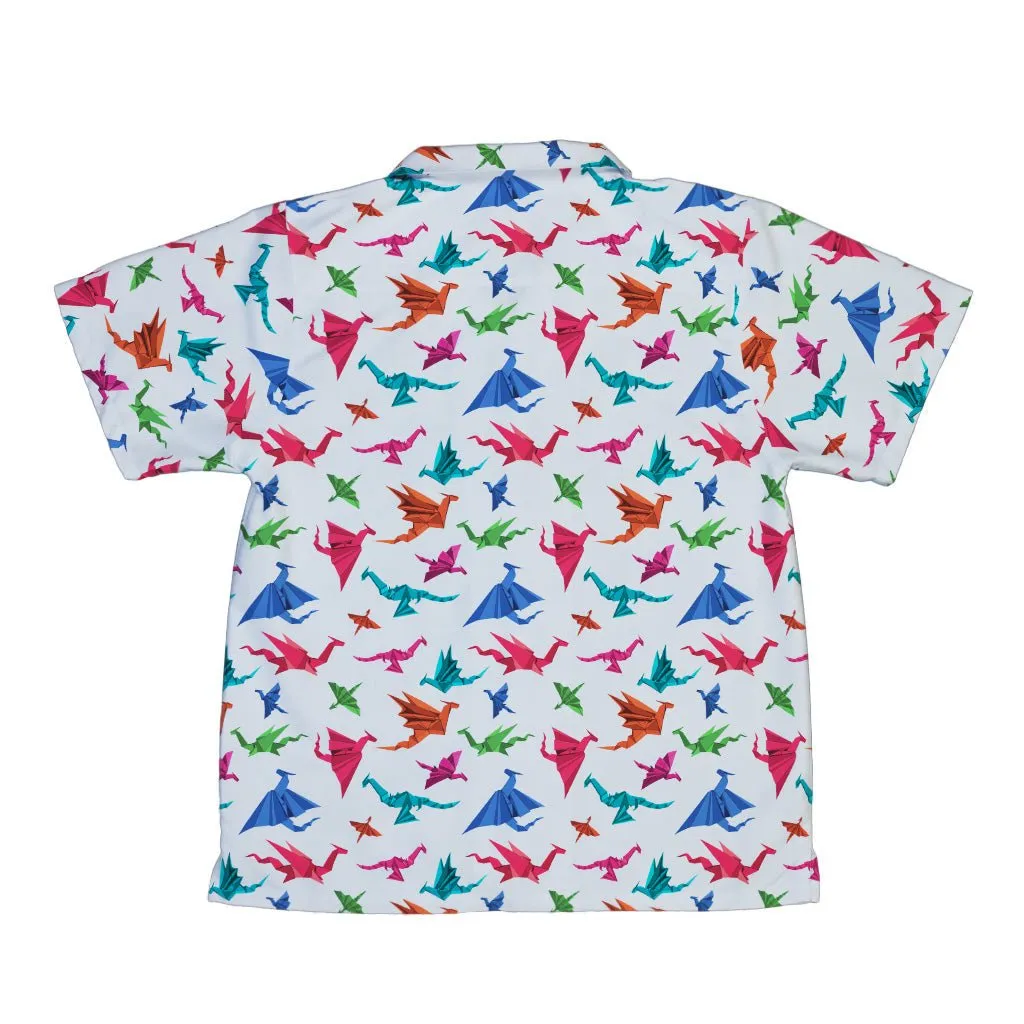 Origami Dragons Light Youth Hawaiian Shirt