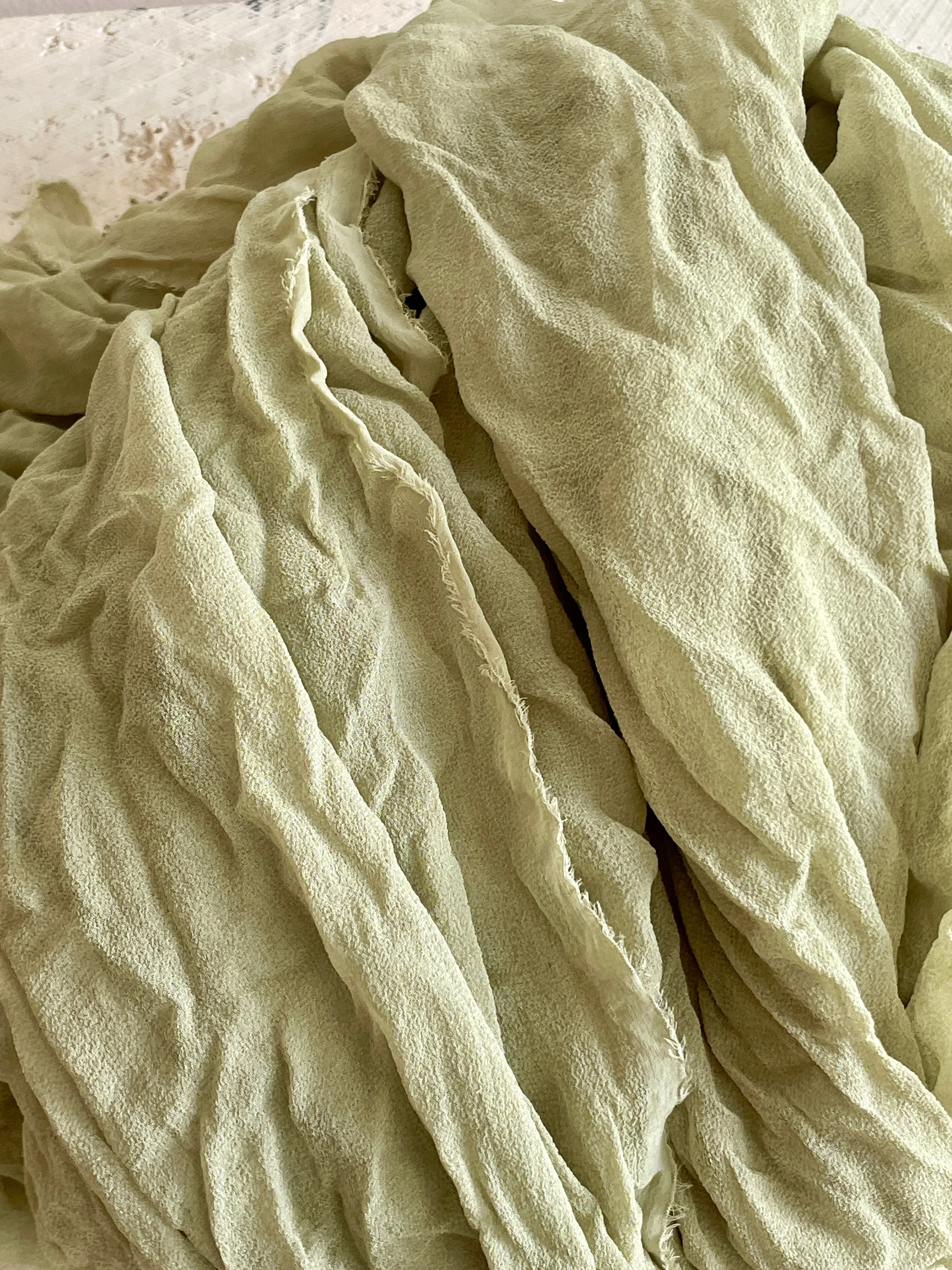 Pear Silk Chiffon Styling Cloth