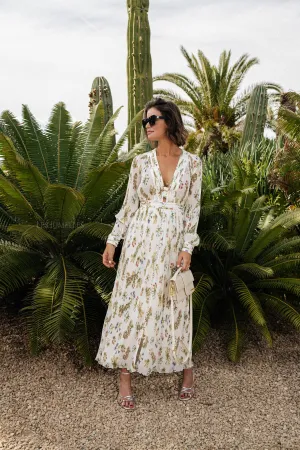 Peyton maxi printed dress flowers