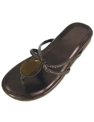 Private Label - Ladies Metallic Flip Flop