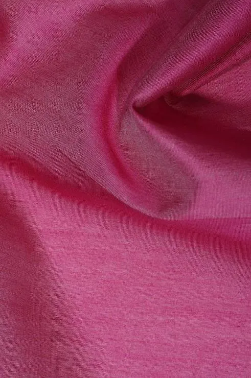 Raspberry Cotton Silk