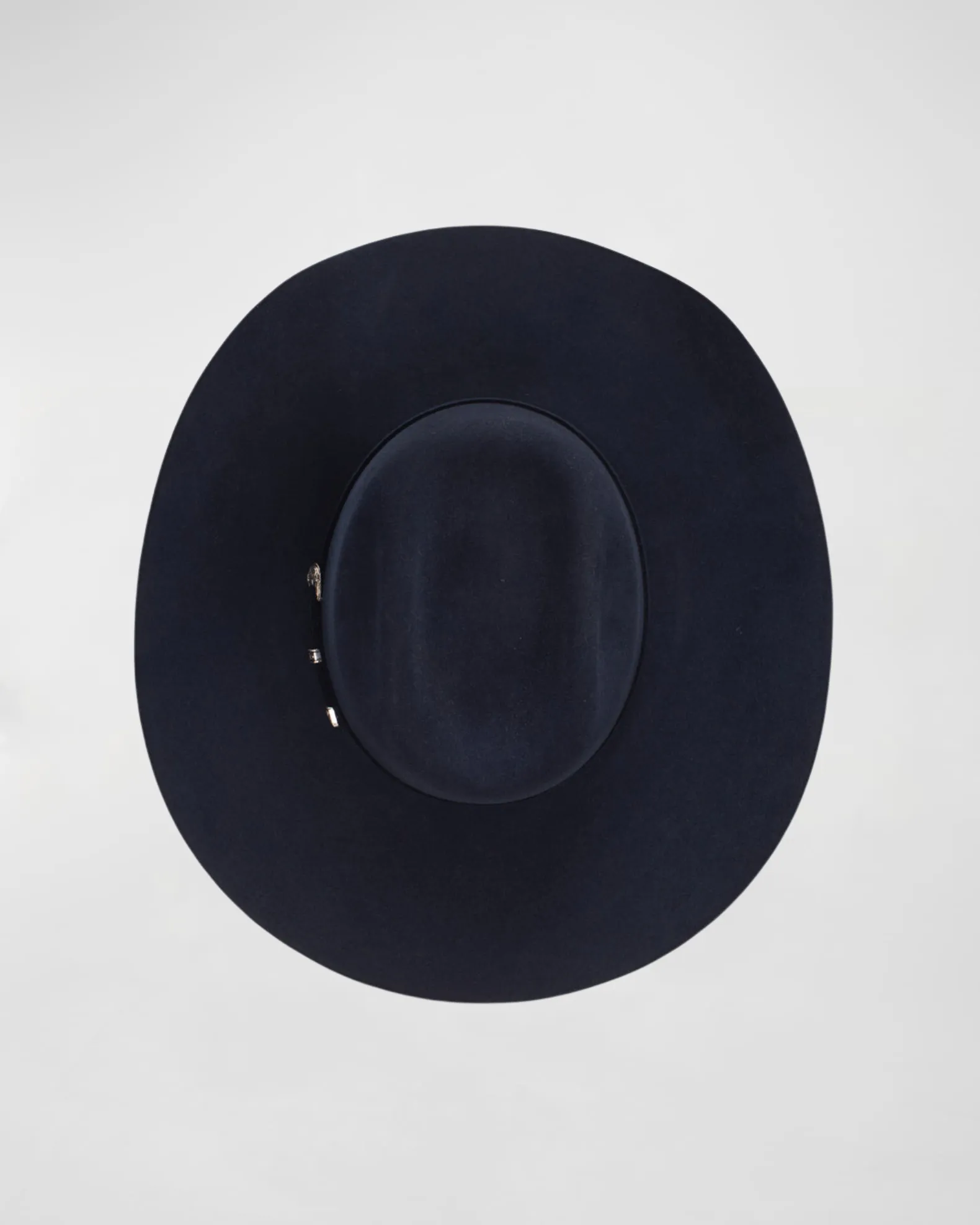 Rustic Rider Felt Cowboy Hat in Navy