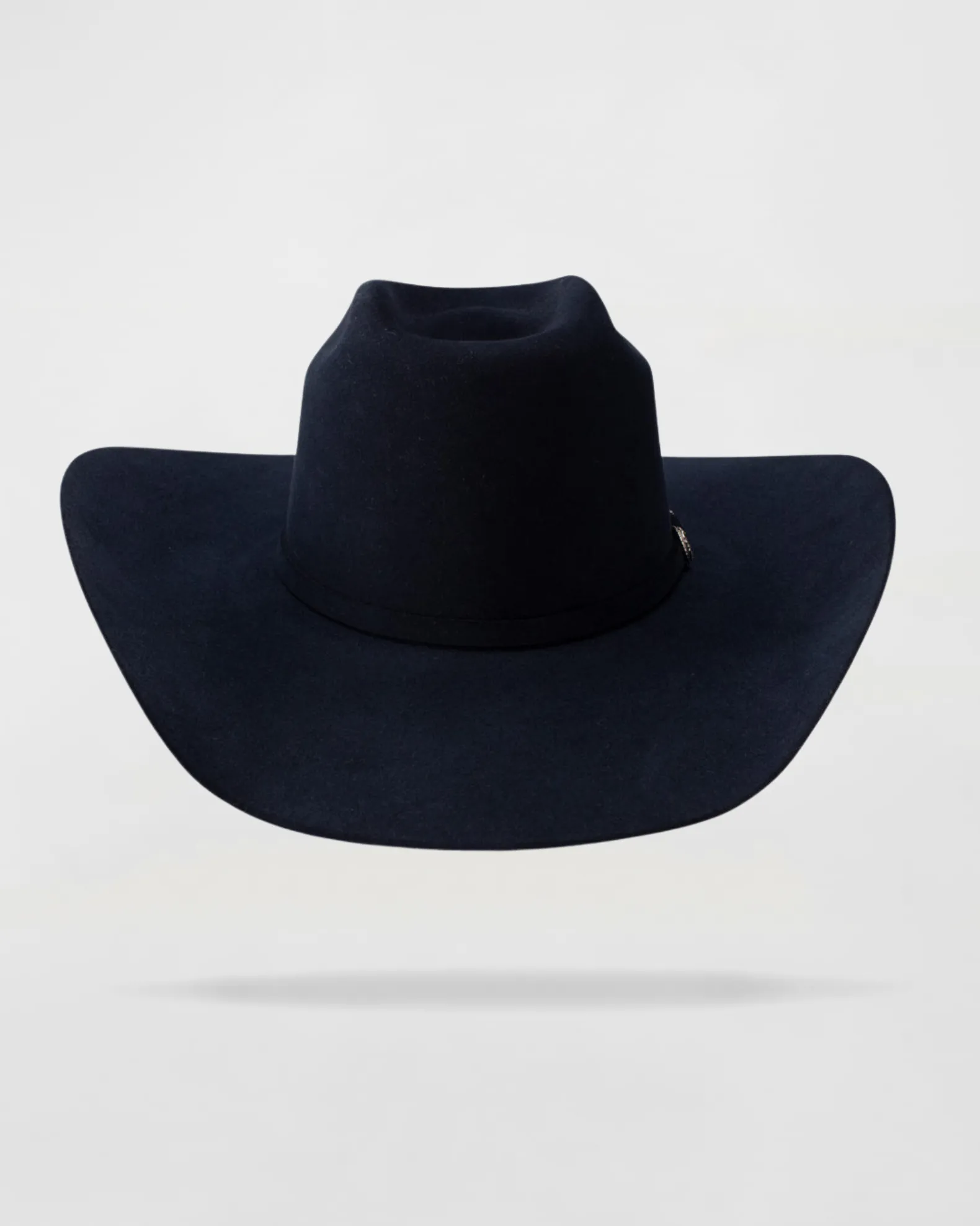 Rustic Rider Felt Cowboy Hat in Navy