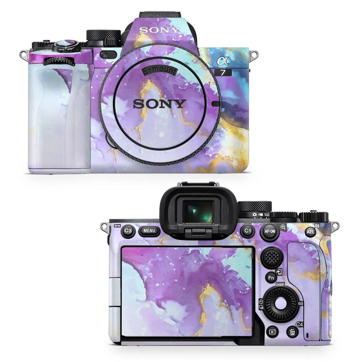 Sony A7 IV Mirrorless Camera Oil Paint Series Skins