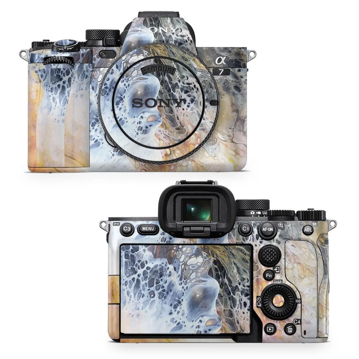 Sony A7 IV Mirrorless Camera Oil Paint Series Skins