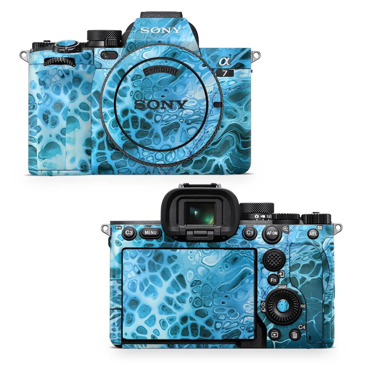 Sony A7 IV Mirrorless Camera Oil Paint Series Skins