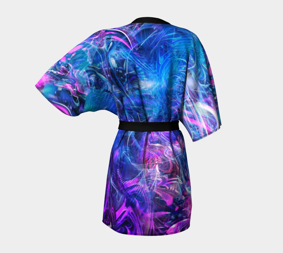 SPACIAL RECOGNITION KIMONO ROBE