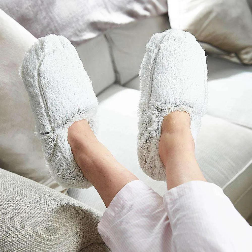 Warmies Marshmallow Slippers - Gray