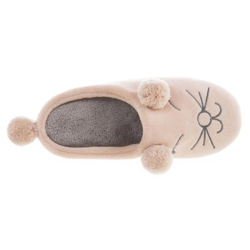 Women’s Microterry Critter Hoodback Slippers