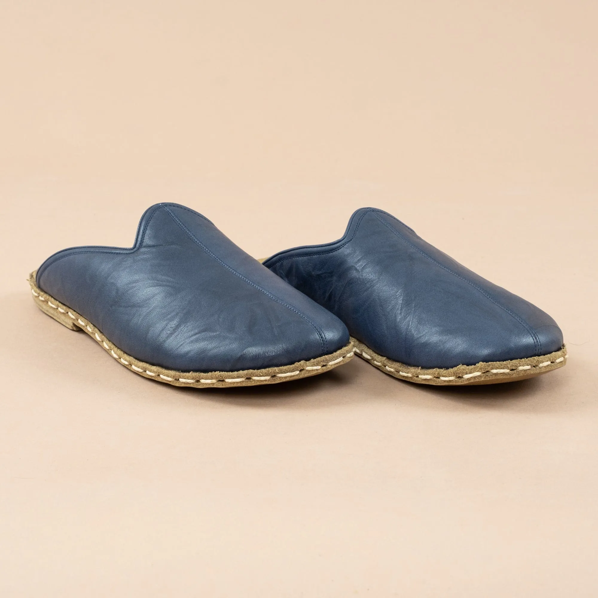 Women's Navy Barefoot Slippers