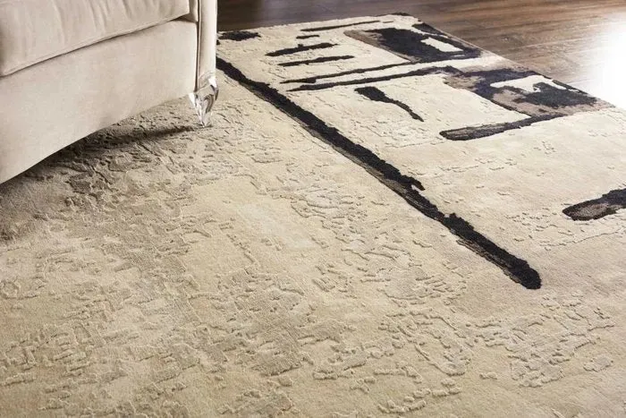 Wool & Silk CGS11 Sea Sand Rug